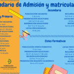 Calendario de admisión