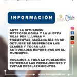 Suspensión de Clases por Condiciones Meteorológicas