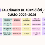 Admisión 2025-2026